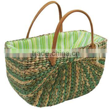 High Quality Best Selling Multi-color Water Hyancinth Shopping Lady Handbag From Vietnam