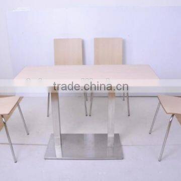 1200 Restaurant Table with 4 Chairs (FOH-NCP15-14)