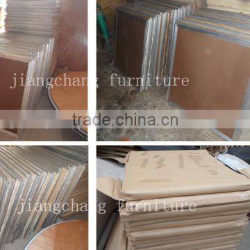 Natural Teak Wooden Dance Floor With Gold Anodized Aluminum Trim Quality Choice photo-5