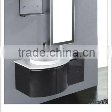 modern espresso vanity ,half round bathroom furniture