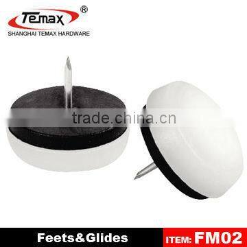 FM02 Furniture Plastic Felt Chair Glides