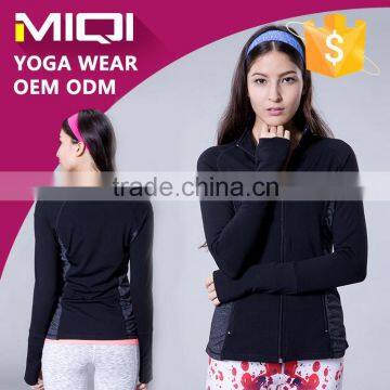 New Deisgn Nylon Spandex Women Autumn Winter Sports Yoga Wear Running Jacket