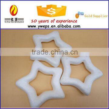 Yiwu Yipai white styrofoam empty star for christmas decoration