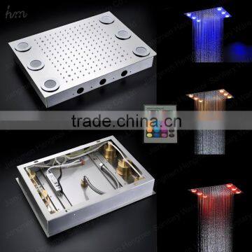 ceiling mounted shower bath stainless steel remote control bath shower rainfall shower head