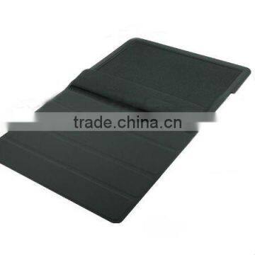 BLACK LEATHER SMART SLIM CASE COVER FOR APPLE IPAD 2 3G