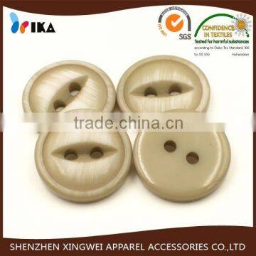 fashion 2 holes resin suit button for men