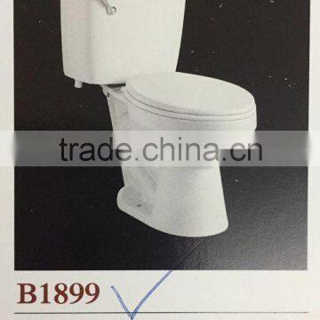 china supplier Instock single flush ceramic two piece toilet cheap