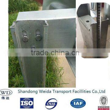 STEEL BEAM POST Guardrail used