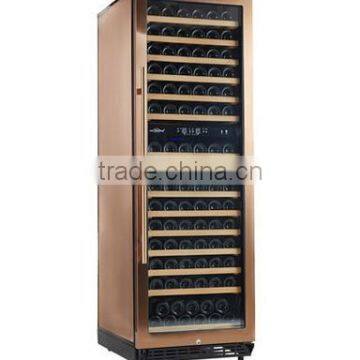 Shentop Newest Style Stainless Steel Compressor Wine Cooler STI-B480D Dual Zones Wine Fridge photo-2