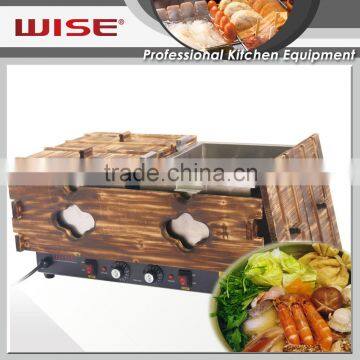 Hot Selling Countertop Double Tank Oden Food Boiler For Commercial Use