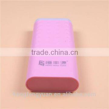 Factory Wholesale 15000mAh 3 USB Power Bank With Big Torch Light photo-2