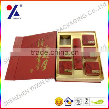 factory price mooncake packaging box with dividers inside