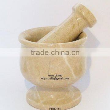 VERONA MARBLE MORTAR PESTLE