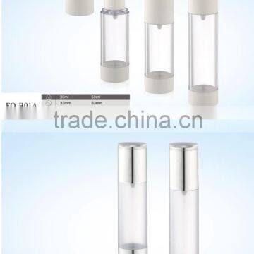 30ml 50ml Plastic AS Airless Bottles For Skin Care