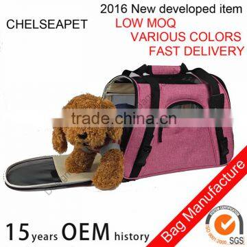 pet pocket dog carrier cat bags with big window top quality mesh airline approved