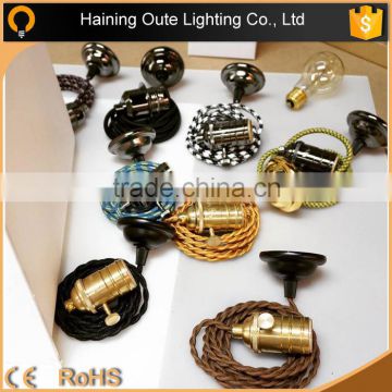 Manufacture high quality vintage edison bulbs lamp holder pendant light lamp holder                        
                                                Quality Choice