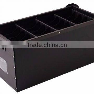 Black PP esd corrugated box with inserted grid