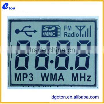 LCD screen for digital signal radio