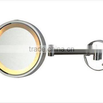 led lighted wall mounted magnified mirror,beauty mirror,bathroom make up mirror
