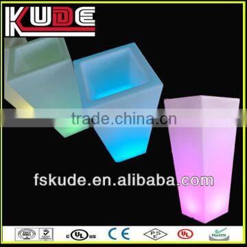 led solar light plant pot