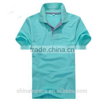 2016 Wholesale Mens Lapel Collar Slim Fit Short Sleeve Men's Fashion Casual T Shirt photo-5