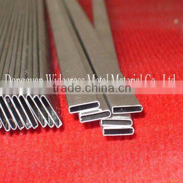 flat aluminium oval tube
