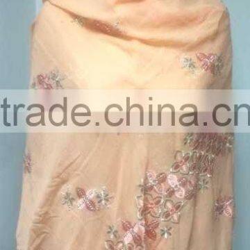 SCF-1102 (71-85) different design promotion 9.6$ per piece embroidered Muslim scarf/shawls/wrap/pashmina