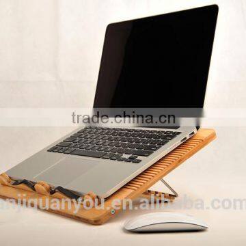 BWZST001 removable bamboo sofa side coffee table with wheel