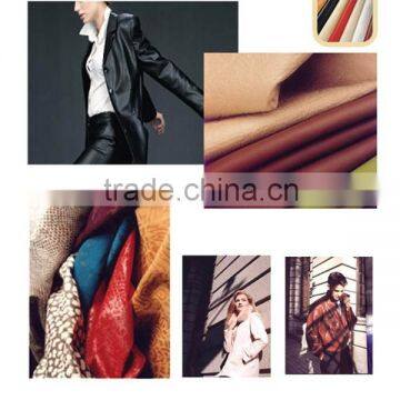 Soft hand feeling PU clothing material for garments use