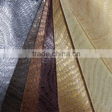 3D affection latex PVC rubber leather for sofa upholstery