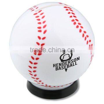 Baseball Sport coin bank/piggy bank