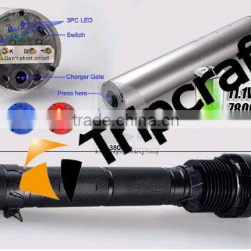 6600mAh HID Flashlight Rechargeable Battery,car battery