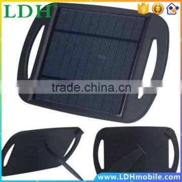 Multi Function 2.5W USB Power Solar Panel Charger for Cell Phone Tablet Black