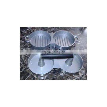 Double Burger press maker
