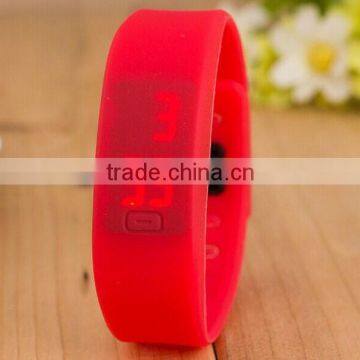 R0798 Silicon Material Customized Logo Led Watch