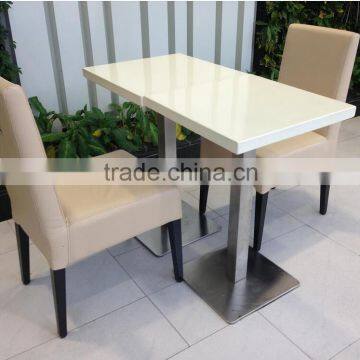 KFC Dinning Tables and Chairs /Acrylic Solid Surface Stone Table Top, Restaurant Table photo-6