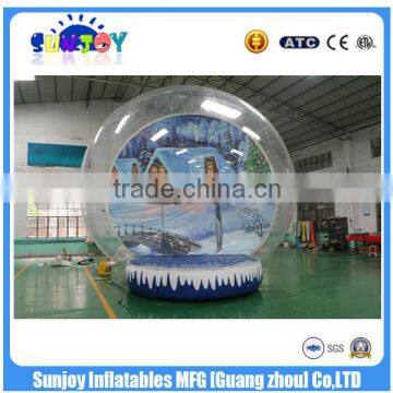 New Christmas Product Inflatable Snow Ball Kids Snow Globe For Advertising photo-6