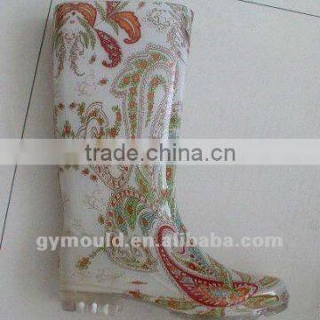 PVC Transparent Rain Boots