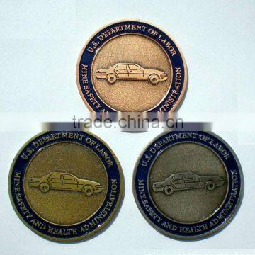 metal soft enamel sandblast souvenir coins,commemorative coins,embossed badges