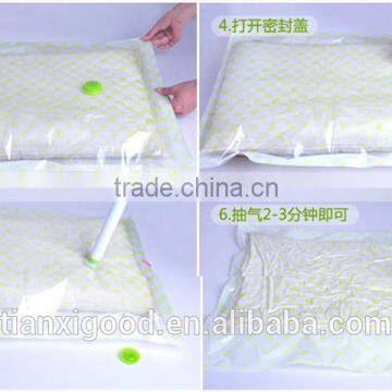 High Capacity Fashion Vacuum Storage Bag With Pump