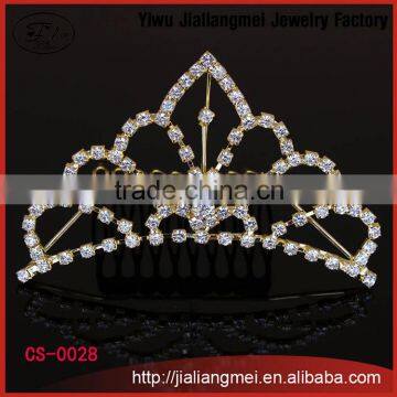 china factory supplier headband tiaras silver rhinestone crown for wedding