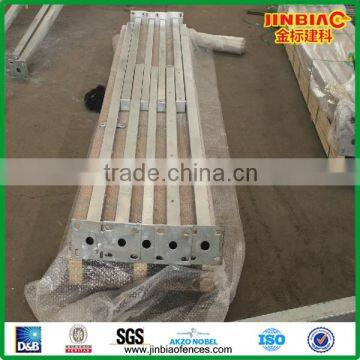 powder coated, hot dip galvanized used metal fence post ( ISO factory )