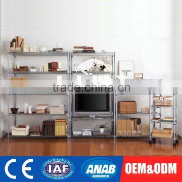 Flexible Custom Color Steel Wire Storage Display Shelf Rack photo-3