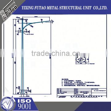 High quality galvanized lamp pole brackets