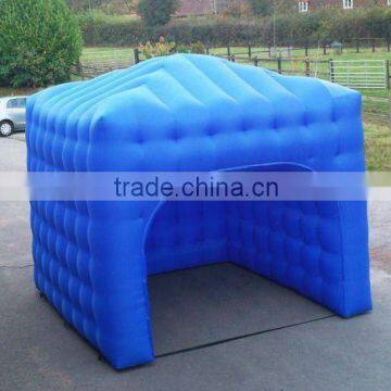Blue Inflatable House For Event Advertisement