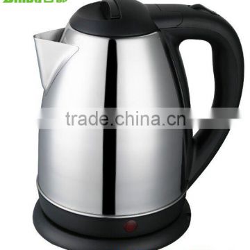 Factory directly sale competitive price 1.5 1.8L Stainless Steel Electric Kettle Zhongshan Baidu Supplier