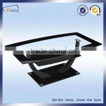 2016 New Design of Tempered Glass Top Dining Table from China