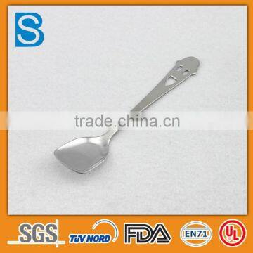 Stainless steel smiling face spoon