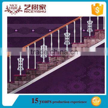 luxury iron stair railing / metal decoration / iron handrails design for sale