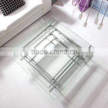 Glass centre coffee table legs for living room furniture